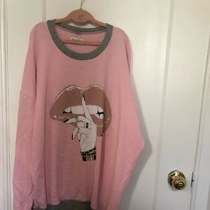 lauren moshi graphic sweatshirt